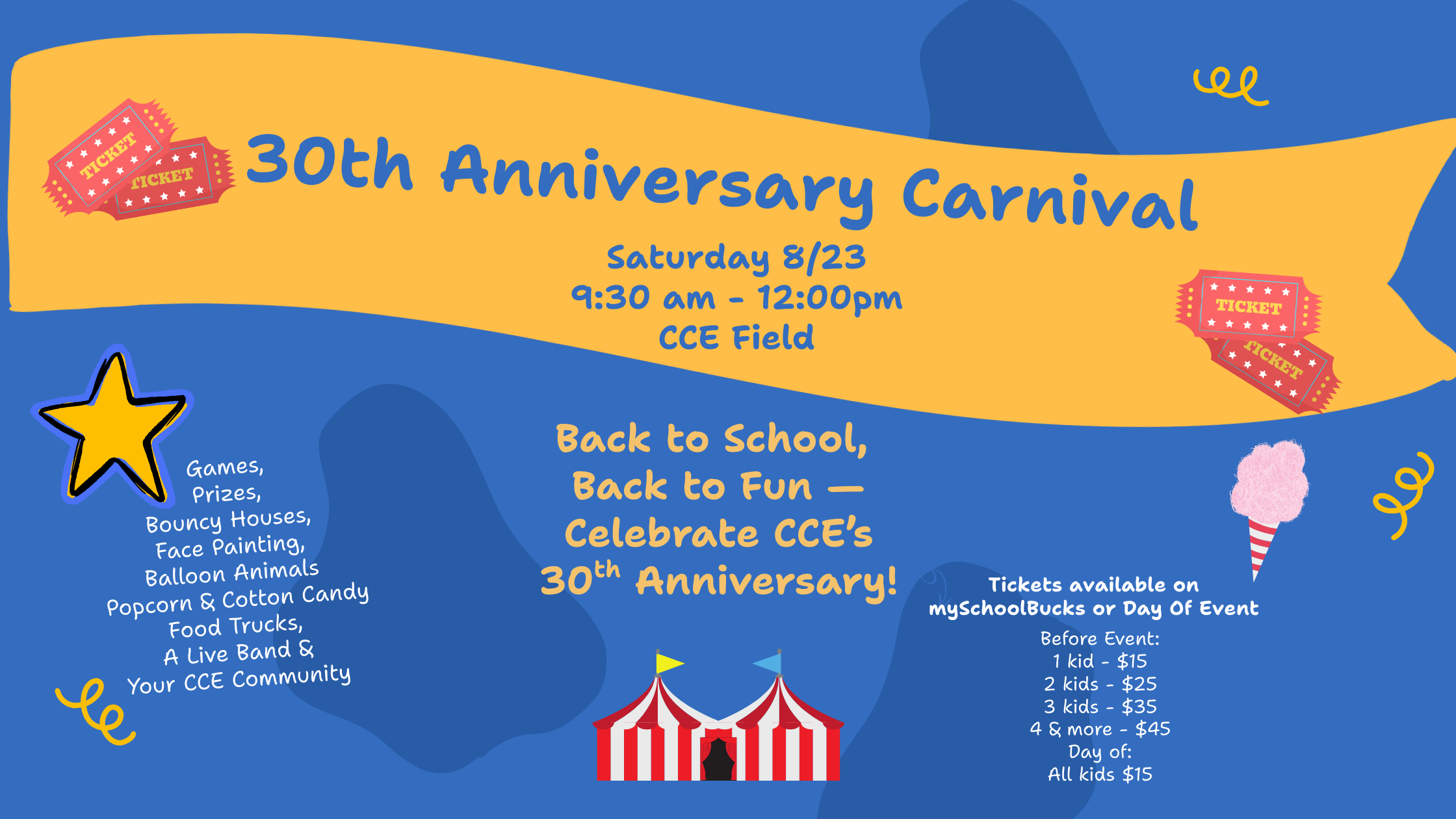 CCE 30th Anniversary Carnival